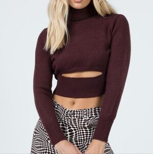 NWT Princess Polly Millie sweater in brown